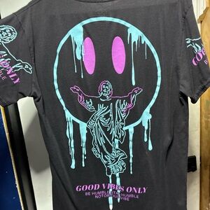 Good Vibes Only Black Tee